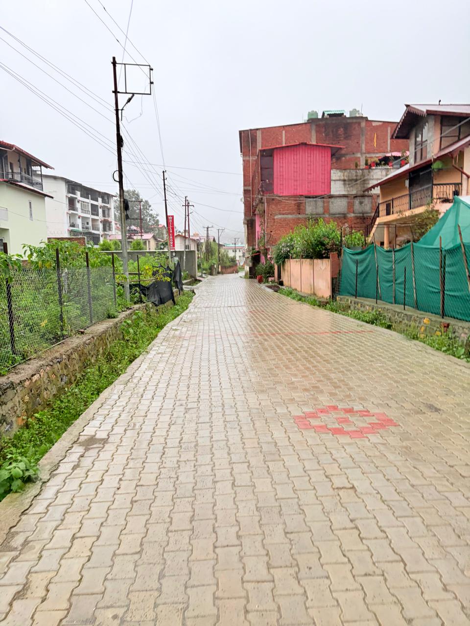 Street view near The Central House, Shyamkhet